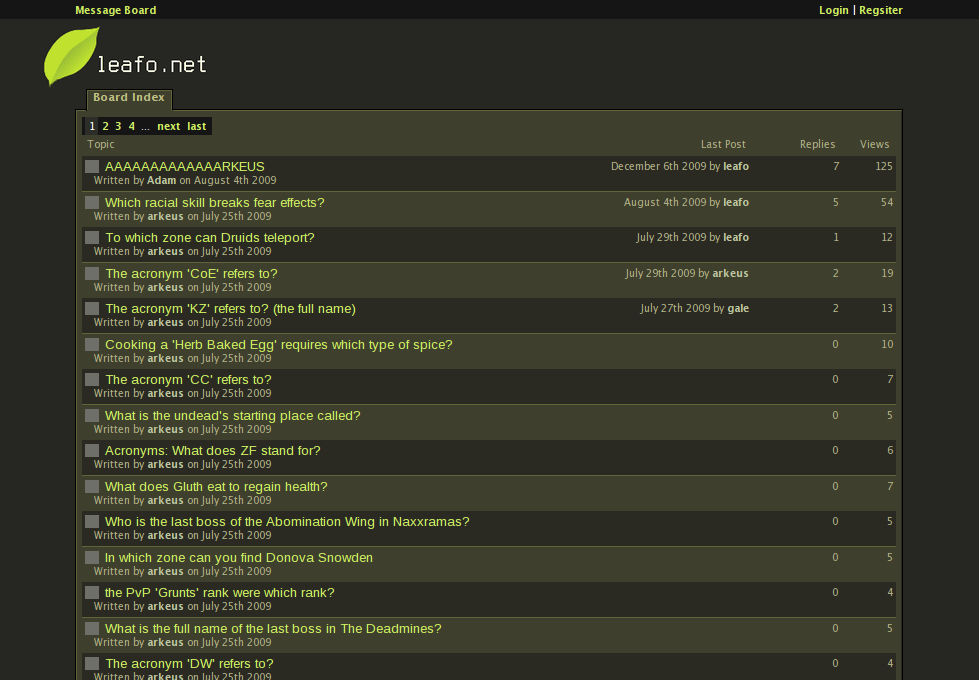 The 2009 version, never released